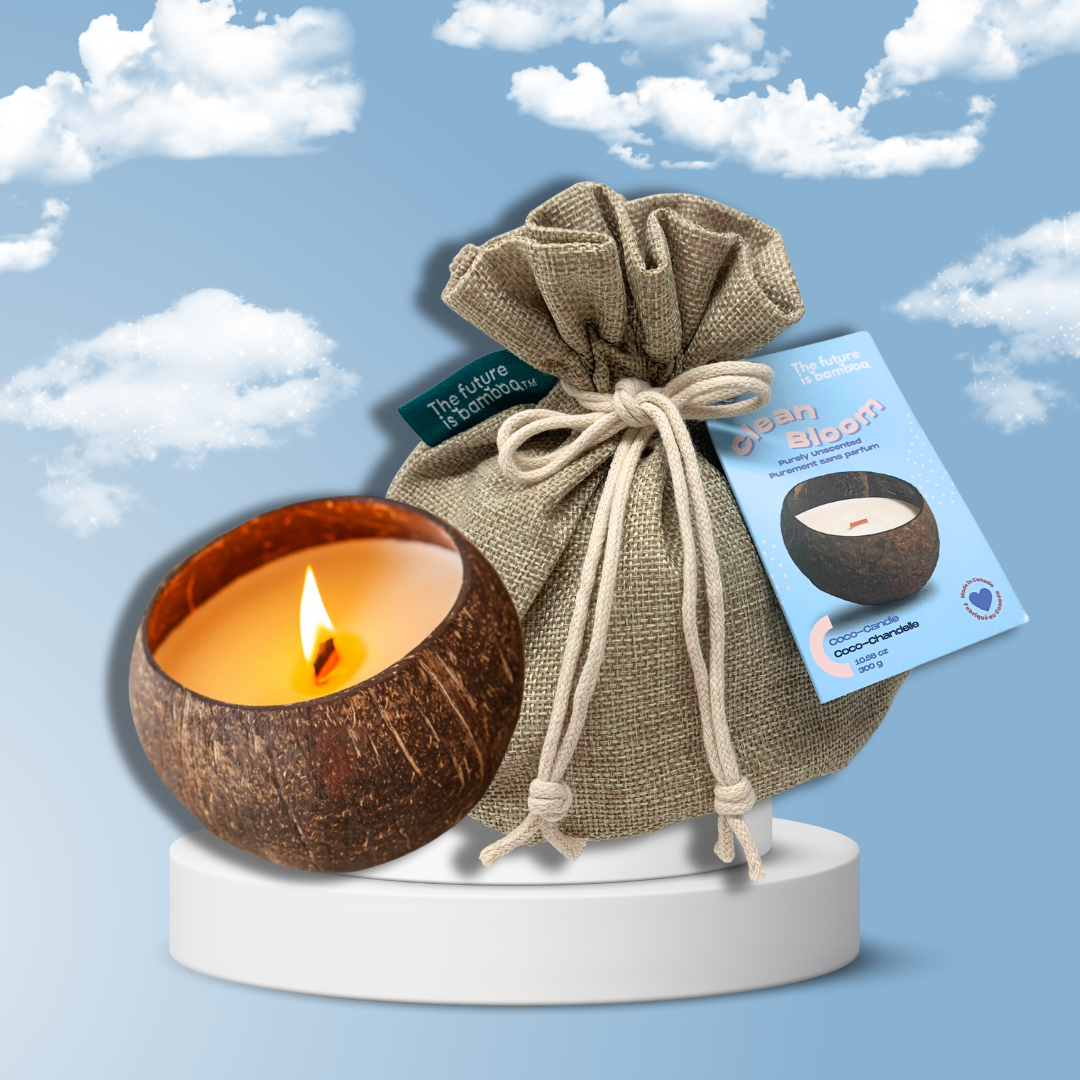 CLEAN BLOOM Coco-Candle - The Future is Bamboo