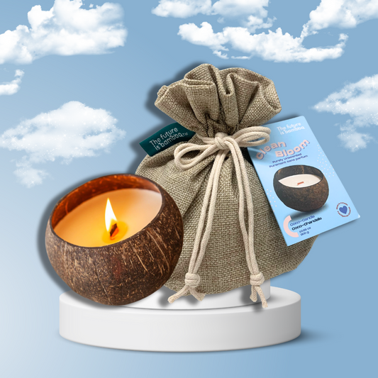 CLEAN BLOOM Coco-Candle - The Future is Bamboo