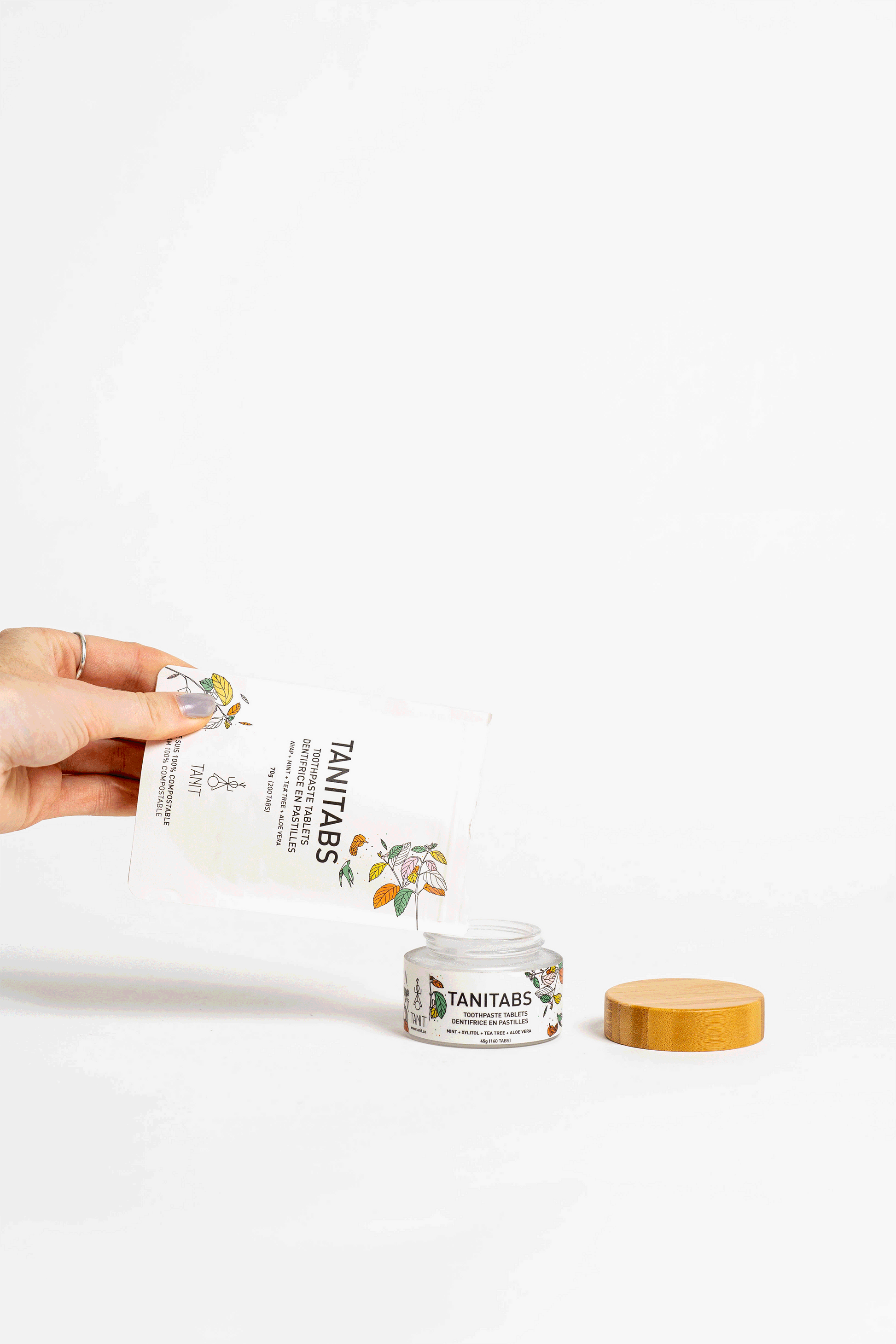 Whitening Toothpaste Tabs - 2 months supply - The Future is Bamboo