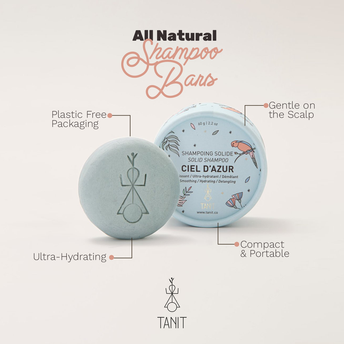 CIEL D'AZUR Shampoo Bar - The Future is Bamboo