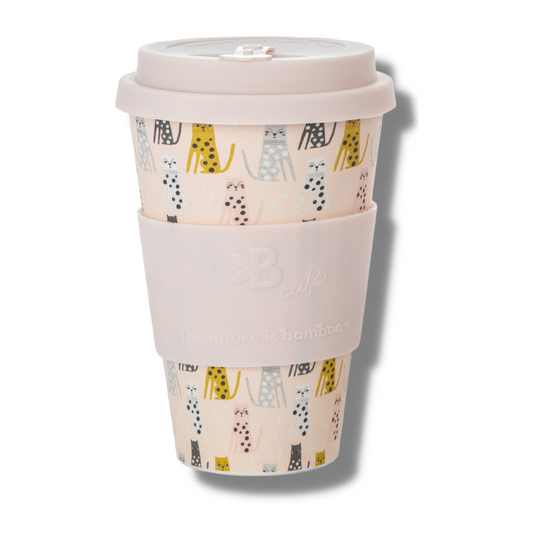Bamboo Fiber Cup - Feline Fine - The Future is Bamboo