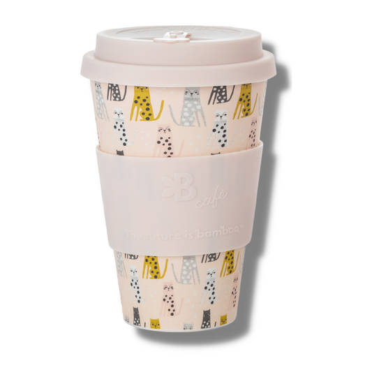 Bamboo Fiber Cup - Feline Fine - The Future is Bamboo 