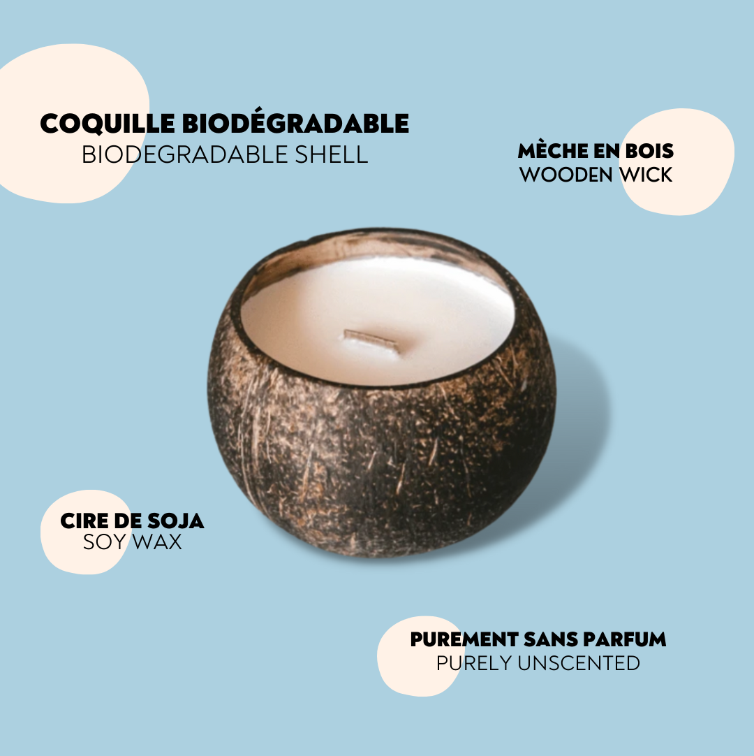 CLEAN BLOOM Coco-Candle - The Future is Bamboo