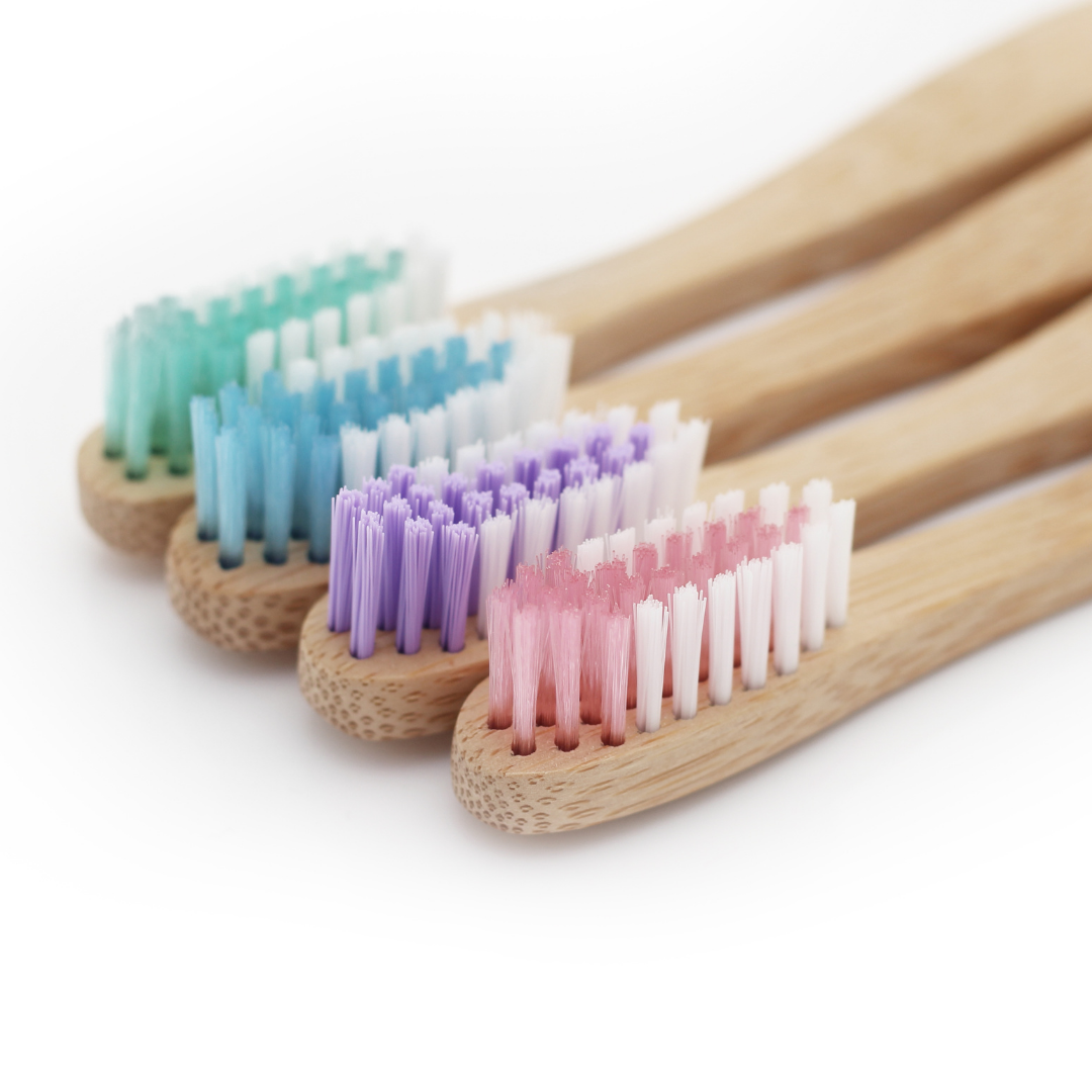Adult Soft Bamboo Toothbrushes Family 8-Pack - The Future is Bamboo