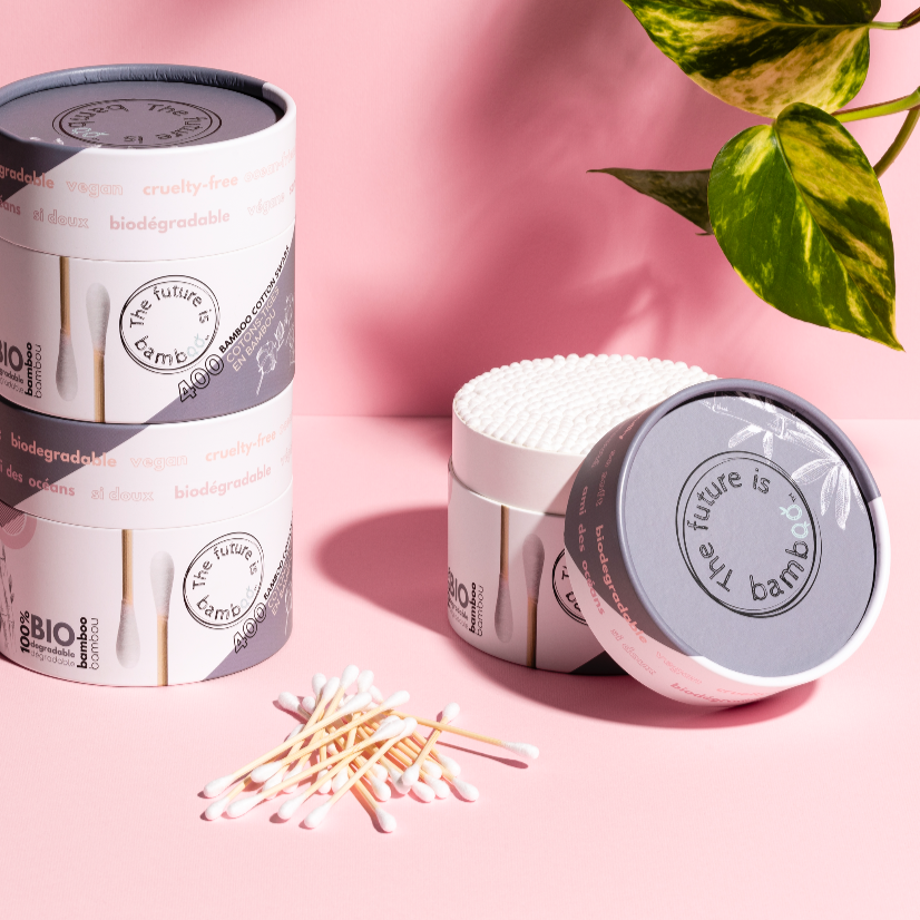 Biodegradable Cotton Swabs - 400 count - The Future is Bamboo