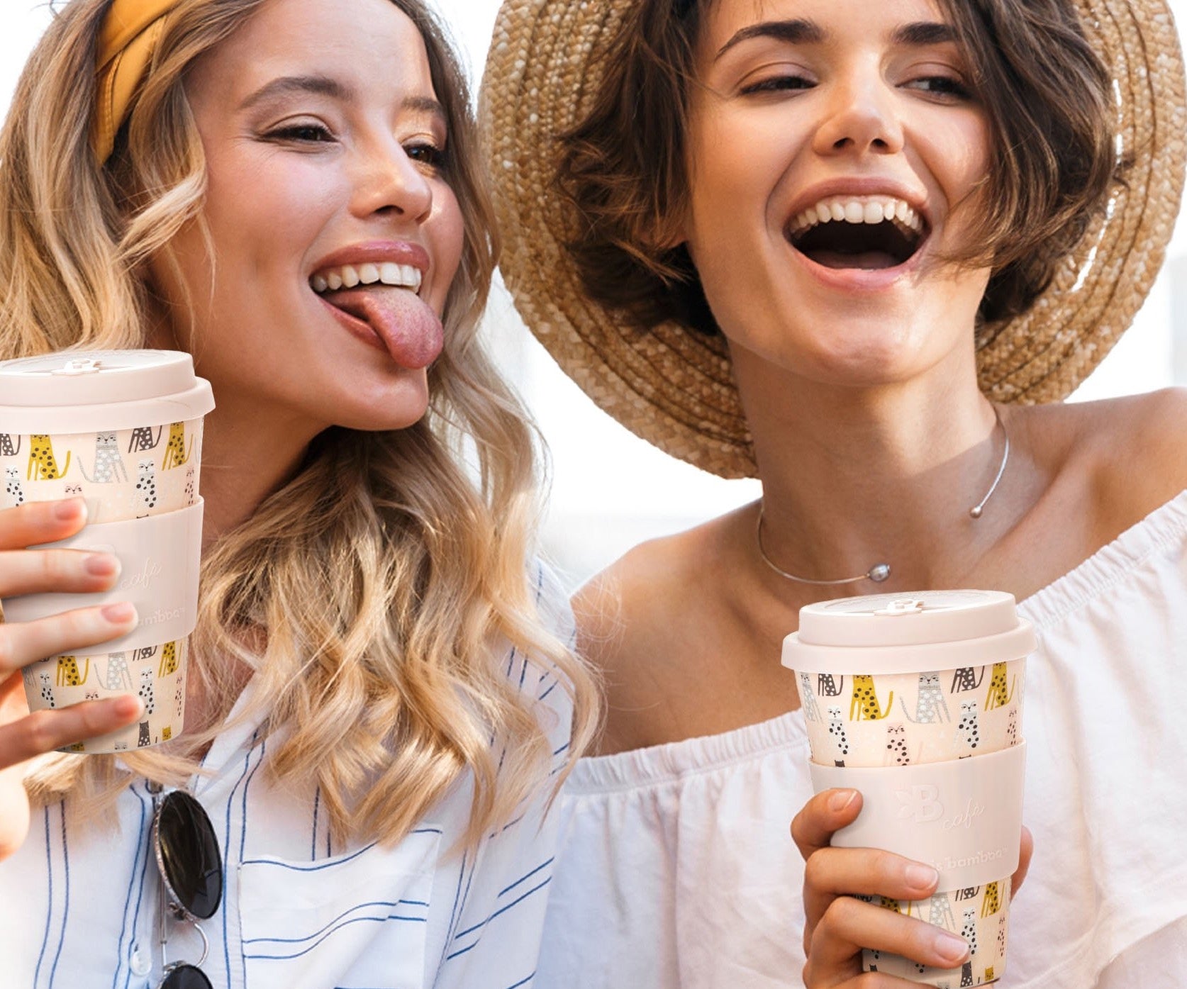 Bamboo Fiber Cup - Feline Fine - The Future is Bamboo