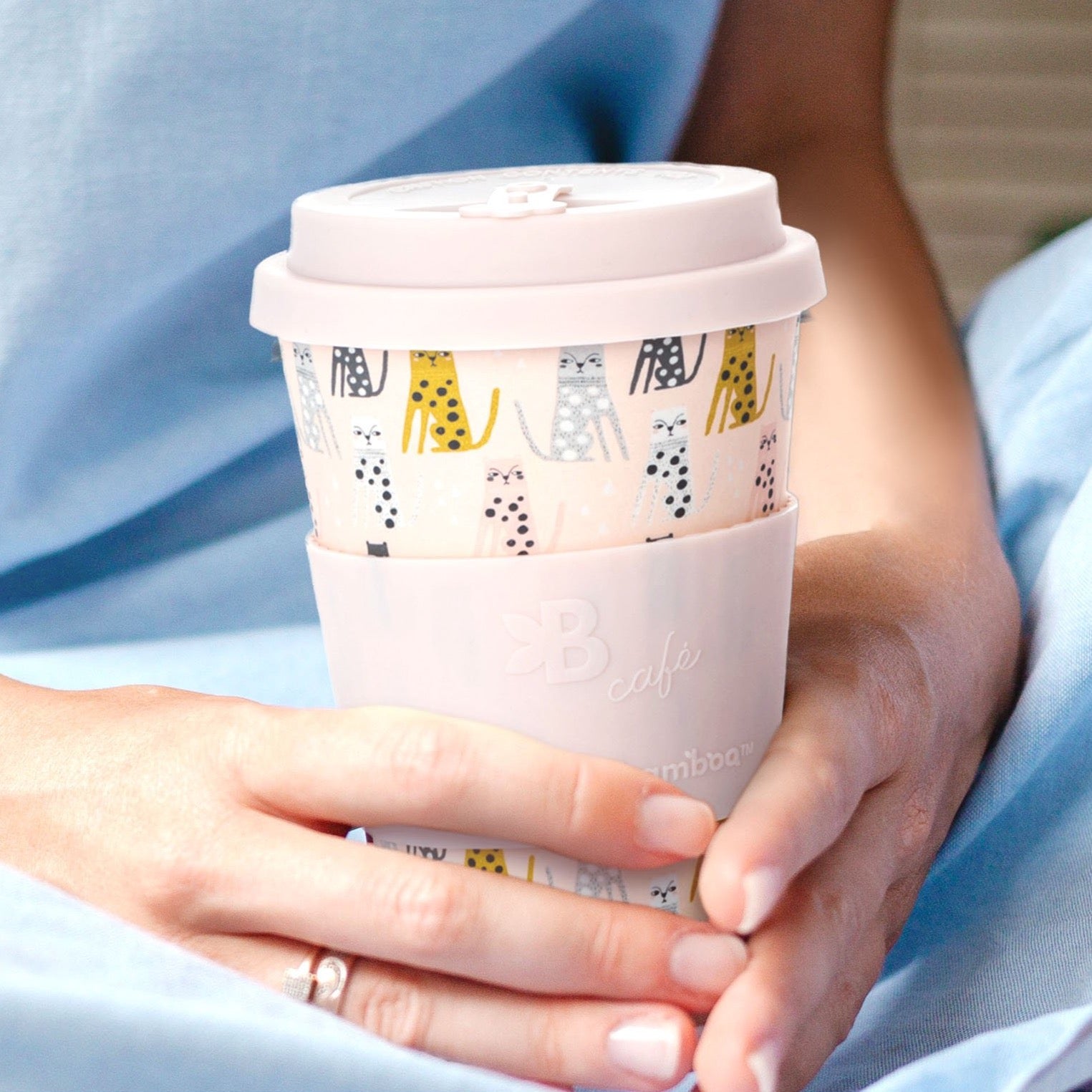 Bamboo Fiber Cup - Feline Fine - The Future is Bamboo