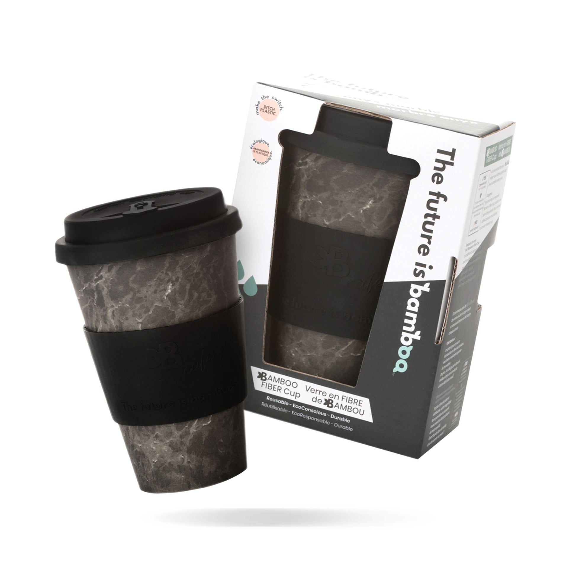 Bamboo Fiber Cup - Onyx Marble - The Future is Bamboo 