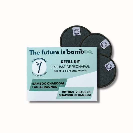 Bamboo Charcoal Facial Rounds  REFILL KIT - The Future is Bamboo