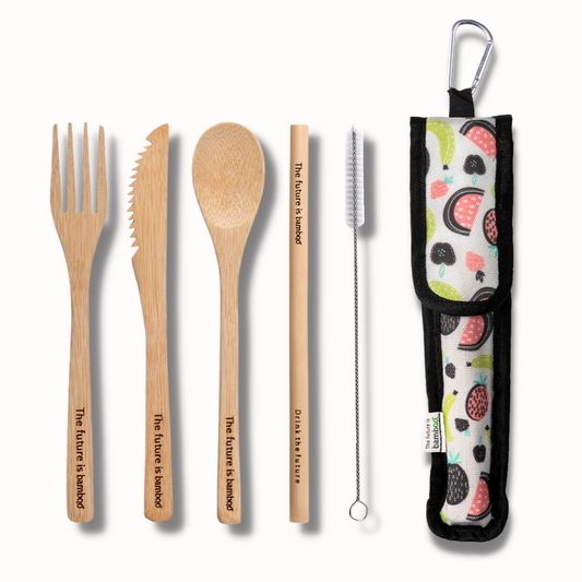 Bamboo Utensil Kit Summer Fruit - The Future is Bamboo
