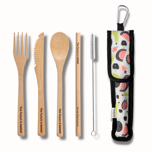 Bamboo Utensil Kit Summer Fruit - The Future is Bamboo 