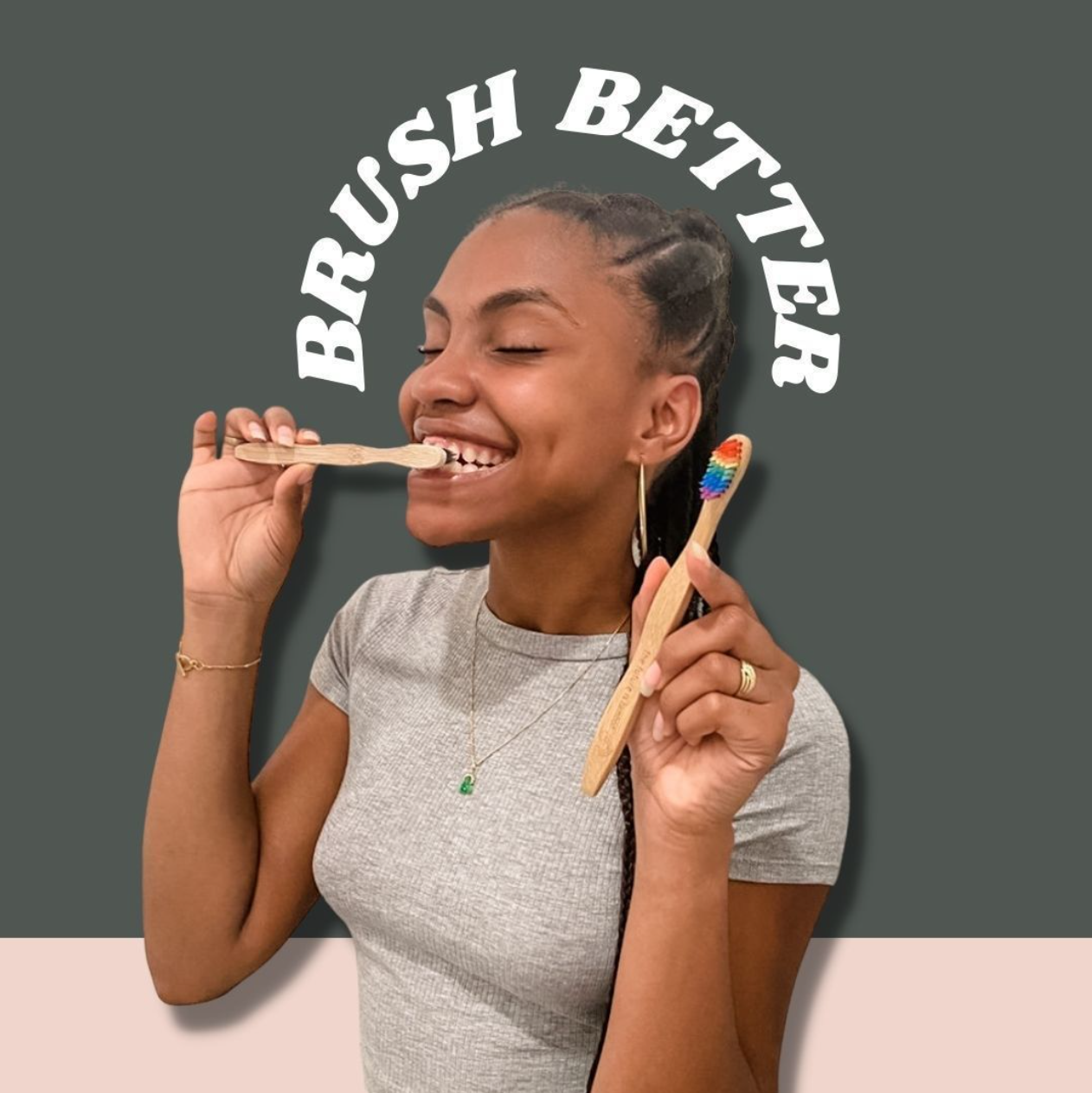 Rainbow Adult Bamboo Toothbrushes Soft – 4 Pack - The Future is Bamboo
