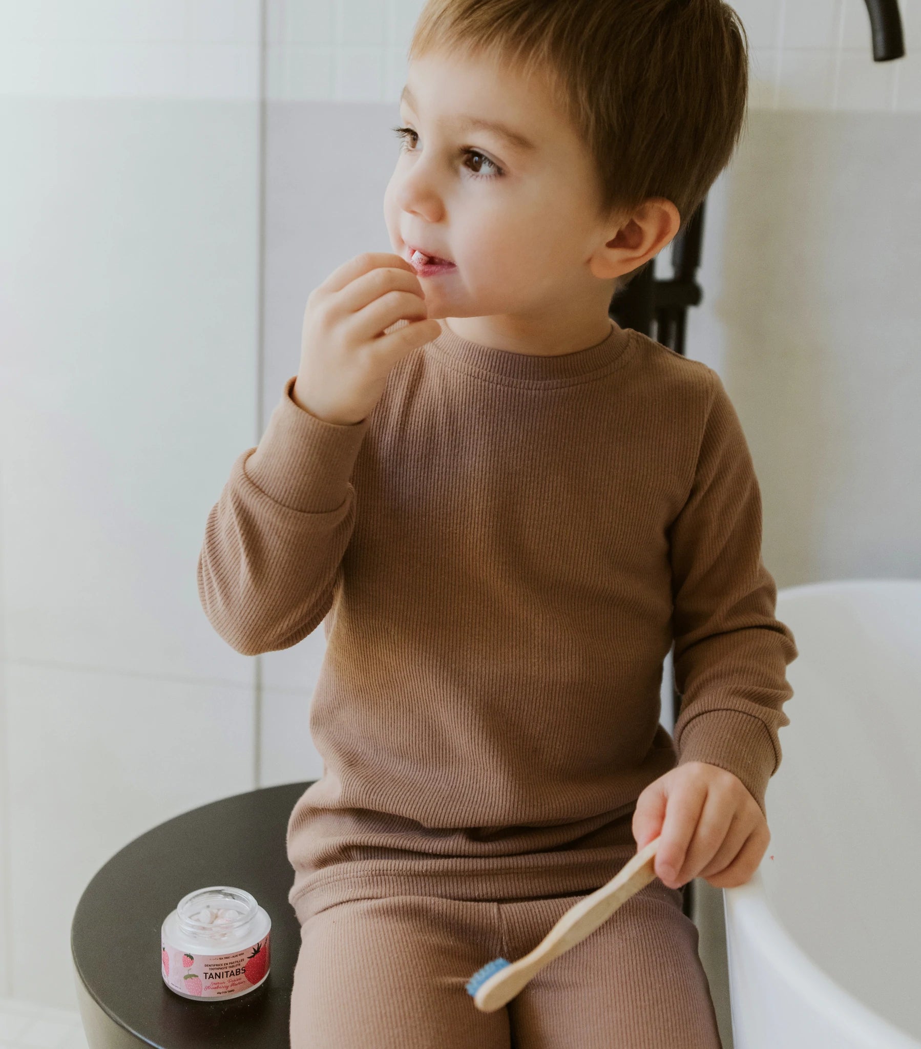 Strawberry Toothpaste Tablets - 2 month supply - The Future is Bamboo
