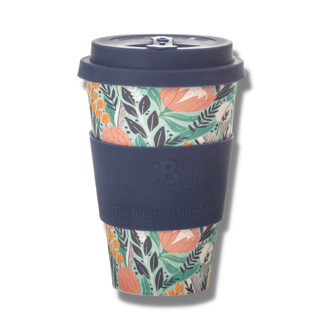 Wakecup Eco-Friendly Reusable Bamboo Fiber Cup - Sustainable Travel Mug- Sugar ...