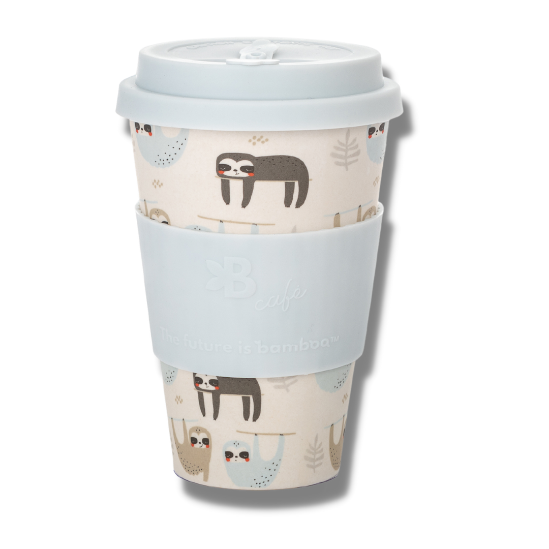 Wakecup Eco-Friendly Reusable Bamboo Fiber Cup - Sustainable Travel Mug- Take ...