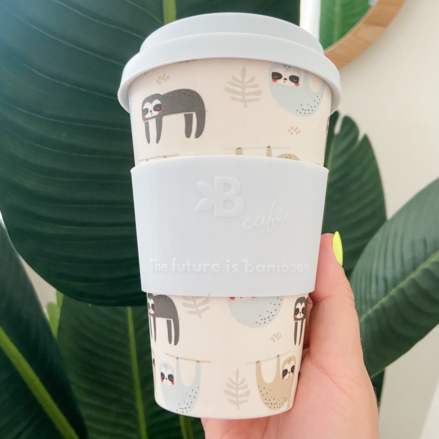 Bamboo to go coffee cup - Crazy Plant Lady - Slant Collections