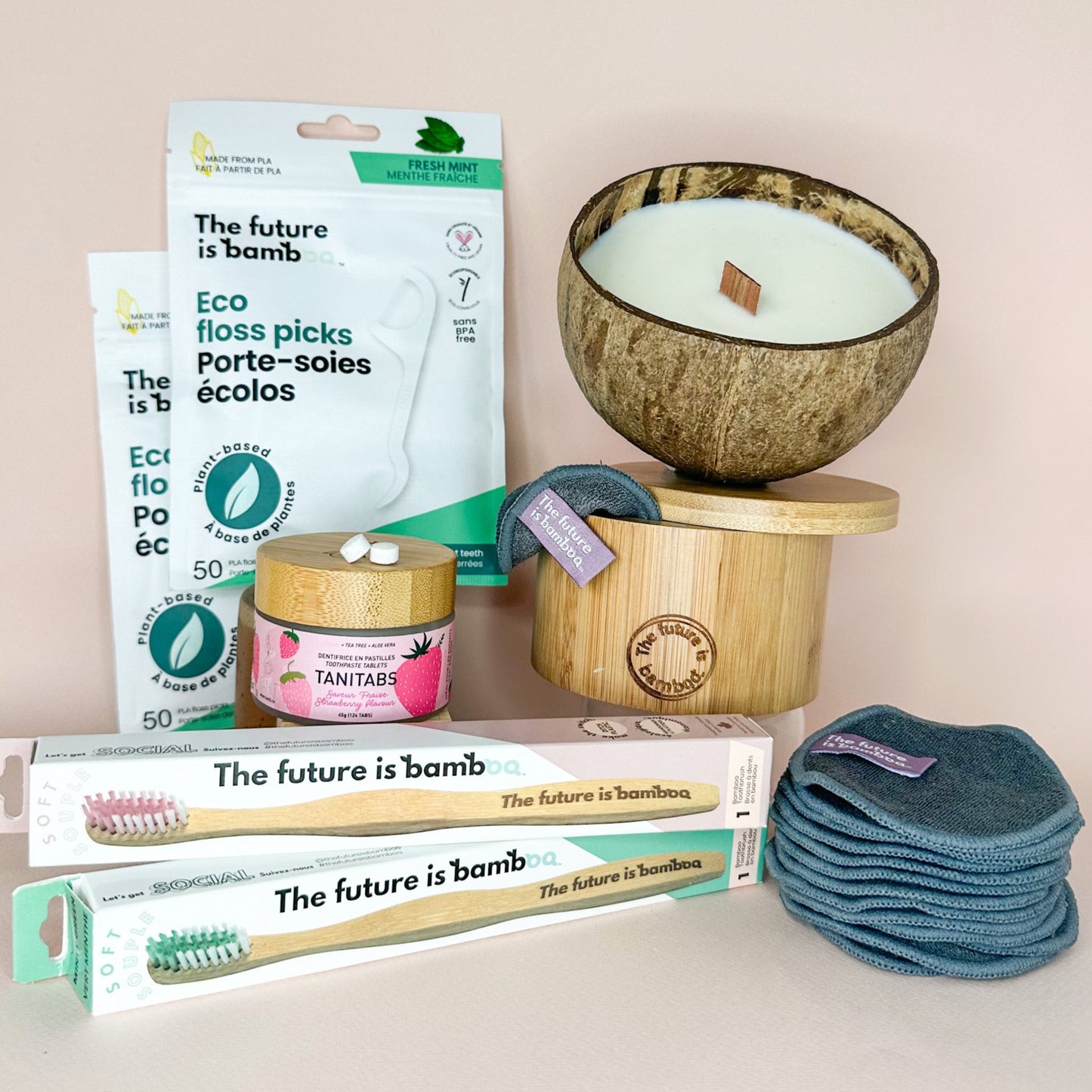 Be my ECO Valentine Set - FREE Shipping & Free Candle! - The Future is Bamboo 